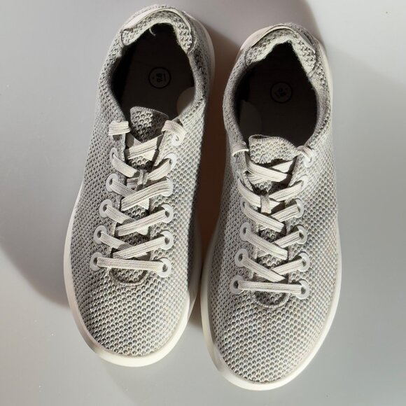 ALLBIRDS Tree Piper Runners Lightweight Knit Grey Sneakers Women's Size 10 - Picture 3 of 10